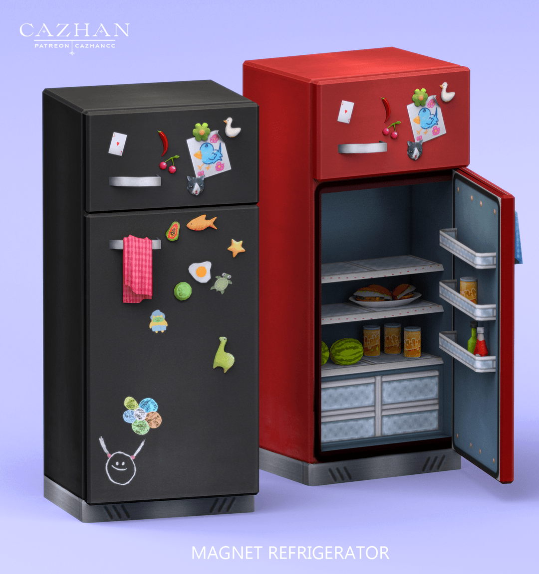 Скриншот мода Холодильник Magnet Refrigerator